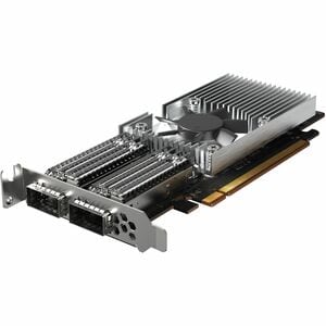 QNAP QXG QXG-100G2SF-E810 100Gigabit Ethernet Card for Server - QSFP28 - Plug-in Card - PCI Express 4.0 x16 - Low-Profile/