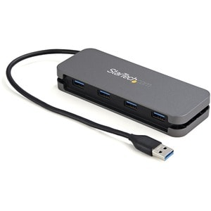StarTech.com Hub USB 3.0 a 4 porte da USB-A a 4x USB-A - SuperSpeed 5Gbps portatile - USB alimentato via bus con cavo inte