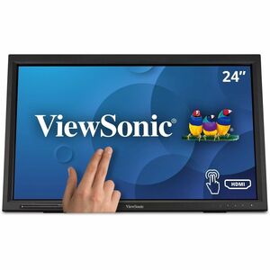 ViewSonic TD2423d 24" (609.60 mm) Class LCD Touchscreen Monitor - 16:9 - 7 ms - 24" (609.60 mm) Viewable - Infrared - 10 P