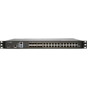 SonicWall NSA 3700 High Availability Firewall - 24 Port - 10/100/1000Base-T, 10GBase-X - 10 Gigabit Ethernet - DES, 3DES, 