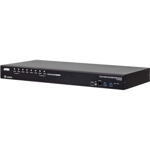 ATEN CS18216 16-Port USB 3.0 4K HDMI KVM Switch with Rack Mounting Kit - 8 Computer(s) - 1 Local User(s) - 4096 x 2160 - 1