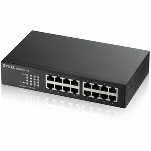 ZYXEL GS1100 GS1100-16 16 Ports Ethernet Switch - Gigabit Ethernet - 10/100/1000Base-T - 2 Layer Supported - 10 W Power Co