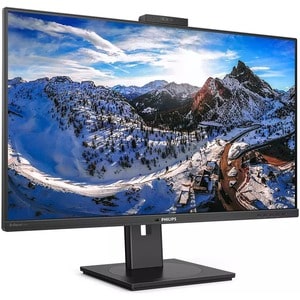 Philips 326P1H 32" Class Webcam WQHD LCD Monitor - 16:9 - Textured Black - 31.5" Viewable - In-plane Switching (IPS) Techn