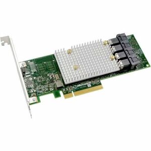 Microchip HBA 1100-16i Controlador SAS - 12Gb/s SAS - PCI Express 3.0 x8 - Cartão Plug-in - 16 Total de portas SAS - 16 Po
