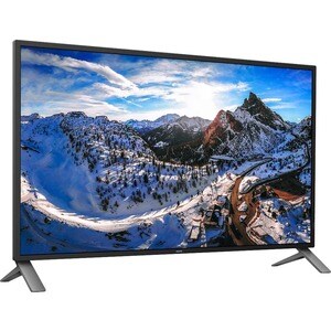 Philips Brilliance 438P1 43" Class 4K UHD LCD Monitor - 16:9 - Textured Black, Dark Grey - 42.5" Viewable - In-plane Switc