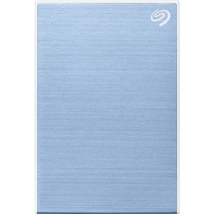 Seagate One Touch STKY1000402 1 TB Portable Hard Drive - External - Light Blue - Desktop PC, MAC Device Supported - USB 3.