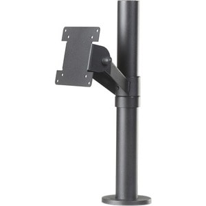 SpacePole Classic SPV1101 Pole Mount for Display Screen, LCD Display - Black - Height Adjustable - 75 x 100 - Steel - 1