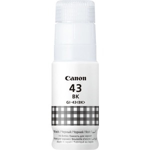 Canon GI-43BK Refill Ink Bottle - Black - Inkjet - 1 Pack