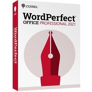 Corel WordPerfect Office 2021 Professional - Box Pack (Upgrade) - 1 User - DVD-ROM - English, French - PC