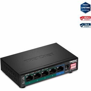 TRENDnet TPE-TG51g 5 Anschlüsse Ethernet-Switch - Gigabit-Ethernet - 1000Base-T - TAA-konform - 2 Unterstützte Netzwerksch