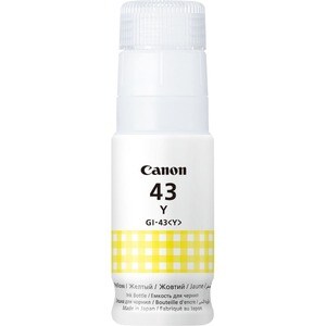 Canon GI-43Y Refill Ink Bottle - Yellow - Inkjet - 1 Pack