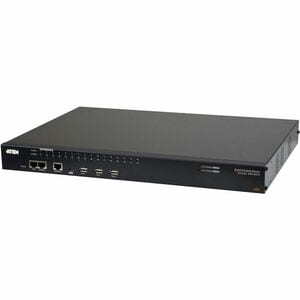 ATEN SN0132CO Device Server - Twisted Pair - 2 x Network (RJ-45) x Yes - 32 x Serial Port - 10/100/1000Base-T - Gigabit Et