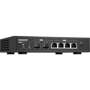 QNAP QSW-2104-2S Router - 6 Ports - 2 - 10 Gigabit Ethernet - Desktop