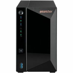 Asustor Drivestor 2 Pro AS3302T - 2 Bay NAS, 1.4GHz Quad Core, 2.5GbE Port, 2GB RAM DDR4, Network Attached Storage (Diskle