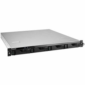 Asustor Lockerstor 4RD AS6504RD - 4 Bay NAS, Quad-Core 2.1GHz CPU, 2.5GbE Port, 8GB DDR4, 1U Rackmount Server with redunda