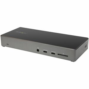 StarTech.com USB C Dock, Triple 4K Monitor USB-C Docking Station with DP 1.4 & DSC, 2x DisplayPort & 1x HDMI, 100W PD, 6x 