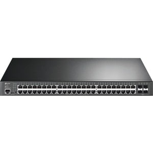 TP-Link JetStream TL-SG3452P 48 Ports Manageable Ethernet Switch - 3 Layer Supported - Modular - 4 SFP Slots - 52.50 W Pow