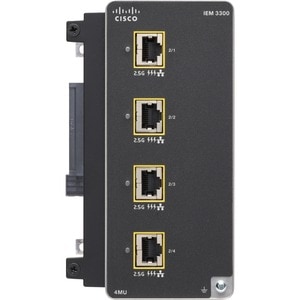 Cisco Catalyst IEM-3300-4MU Expansion Module - 8 x RJ-45 2.5GBase-T LAN - For Data Networking - Twisted Pair2.5 Gigabit Et