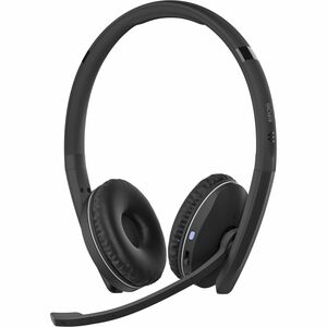 EPOS ADAPT Kabellos Auf den Ohren, Kopfbügel Stereo Headset - Schwarz - Microsoft-Teams-Zertifizierung - Binaural - Ohrauf