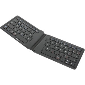 Clavier Targus AKF003FR - Sans fil Connectivité - Français - AZERTY Disposition - Noir - Bluetooth - 5,1 - 2,40 GHz - iOS,