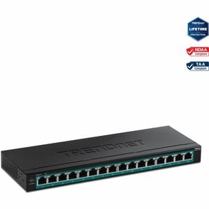 16-Port Gigabit PoE+ Switch(123W)