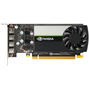 HP NVIDIA Quadro T1000 Grafikkarte - 4 GB GDDR6 - 128 Bit Busbreite - PCI Express 3.0 - 3 x Mini DisplayPort - Mini Displa