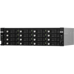 QNAP TL-R1620SDC Laufwerksgehäuse 12Gb/s SAS, SATA/600 - Mini-SAS HD Host Interface - 3U Rackmount - Hot-Swapping-fähige E