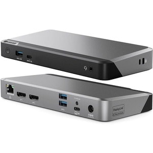 Universal Dock Dual Display Screen 4K docking station with 65W power delivery PD  DP Alt Mode USB-C and USB-A devices