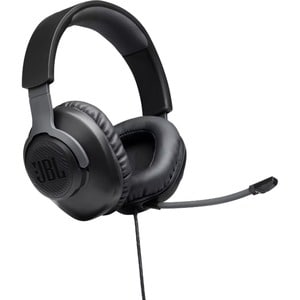 JBL Free WFH Wired Over-the-ear Headset - Black - Ear-cup - 32 Ohm - 20 Hz to 20 kHz - 120 cm Cable - Noise Cancelling Mic