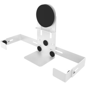 CTA Digital Magnetic Speaker Holder for PAD-PARAW and Mobile Floor Stands (White) - 3.8" Height x 8.3" Width x 4.5" Depth 