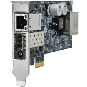 Allied Telesis Gigabit Ethernet Card - PCI Express - 1 Gbit/s Data Transfer Rate - 2 Port(s) - 1 - Twisted Pair, Optical F