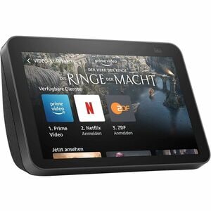 Amazon Echo Show 8 2nd Smart Home Hub - Alexa - IEEE 802.11a/b/g/n/ac - Bluetooth - Anthracite - Camera, Microphone, Speak