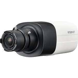 Wisenet SCB-6005 2 Megapixel Indoor/Outdoor Full HD Surveillance Camera - Color - Box - Black, Ivory - Color - 1920 x 1080
