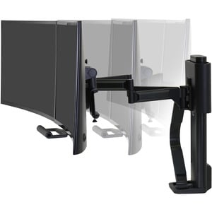 TRACE DUAL MONITORS PANEL CLAMP MATTE BLACK