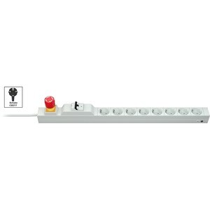 VERTIV DI-STRIP PDU - Basis - CEE 7/7 (SCHUKO) - 8 x Schuko - 16 A - 230 V AC Eingang - 0U/1U - Vertikal - Rackmount