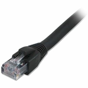 Comprehensive Cat6 Snagless Patch Cable 7ft Black - USA Made & TAA Compliant - 7 ft Category 6 Network Cable for Network D