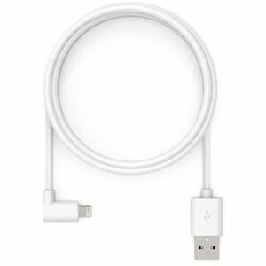 6FT USB-C TO 90 DEGREE LIGHTNING CABLE WHITE
