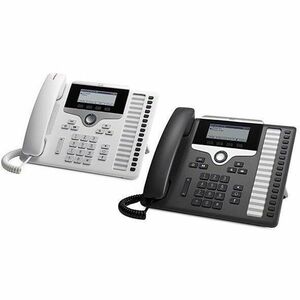 Cisco 7861 Telefone IP - Montagem em parede, Secretária, Tabletop - Carvão, Branco - 16 x Total Line - VoIP - 2 x Rede (RJ