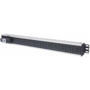 Barra PDU 12 cont. Gab/Rack, Vertical, Con - IEC 60906 - Vertical - Montable en bastidor