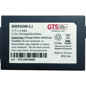 GTS HHP6500-LI(S) Batterie - Lithium-Ionen (Li-Ionen) - für Mobilcomputer - Aufladbarer Akku - 3.7 V DC - 2300 mAh Shelf Life