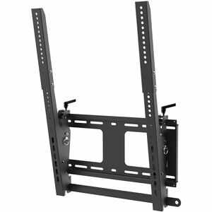 StarTech.com Portrait/Vertical TV Wall Mount, Heavy Duty TV Mount for 40-55 inch VESA Display (110lb/50kg), Tilt, w/Lockab