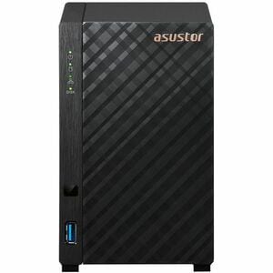 Asustor Drivestor 2 AS1102T - 2 Bay NAS, 1.4GHz Quad Core, Single 2.5GbE Port, 1GB RAM DDR4, Network Attached Storage, Per