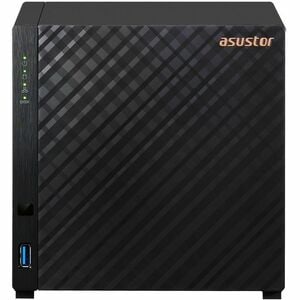 Asustor Drivestor 4 AS1104T - 4 Bay NAS, 1.4GHz Quad Core, Single 2.5GbE Port, 1GB RAM DDR4, Network Attached Storage, Per