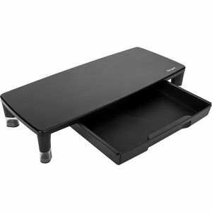 Targus AWE804GL Monitor Riser - 14.97 kg Load Capacity - Black - For Monitor - Pull-out Drawer, Adjustable