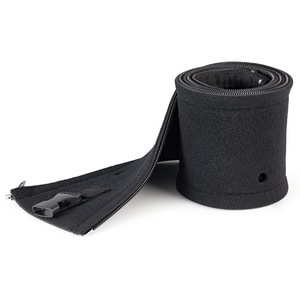 StarTech.com 40" Neoprene Cable Management Sleeve with Zipper/Buckle, Computer/PC Cord Cover, Flexible Cable Sleece/Organi