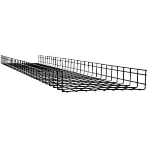 Tripp Lite by Eaton Wire Mesh Cable Tray - 450 x 100 x 3000 mm (18 in. x 4 in. x 10 ft.), 6 Pack - Cable Tray - Black Powd