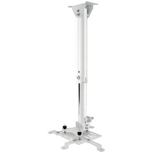 HAGOR Deckenhalterung für Projektor - Weiß - Höhenverstellbar - max. 25 kg Traglast