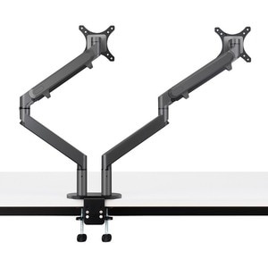 HAGOR Tischhalterung für Monitor - Schwarz - Höhenverstellbar - 2 Unterstützte(r) Display(s)Bildschirmgröße: 38,1 cm bis 6