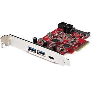 StarTech.com Scheda PCI express a 5 porte USB - Scheda PCIe USB 3.1 (10Gbps) con USB-C e 2x USB-A - 1x 2 porte IDC - Sched