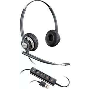 Cuffie Poly EncorePro EP525-M Cavo Over-the-head Stereo - Binaural - Ear-cup - 150 Hz a 6,80 kHz - 208,5 cm Cavo - USB Tip